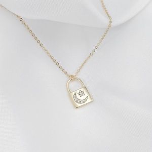 Moon Lock Necklace